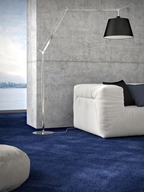 Bild Teppichböden blau im Wohnzimmer